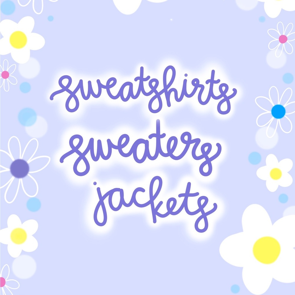 SWEATSHIRTS SWEATERS & JACKETS